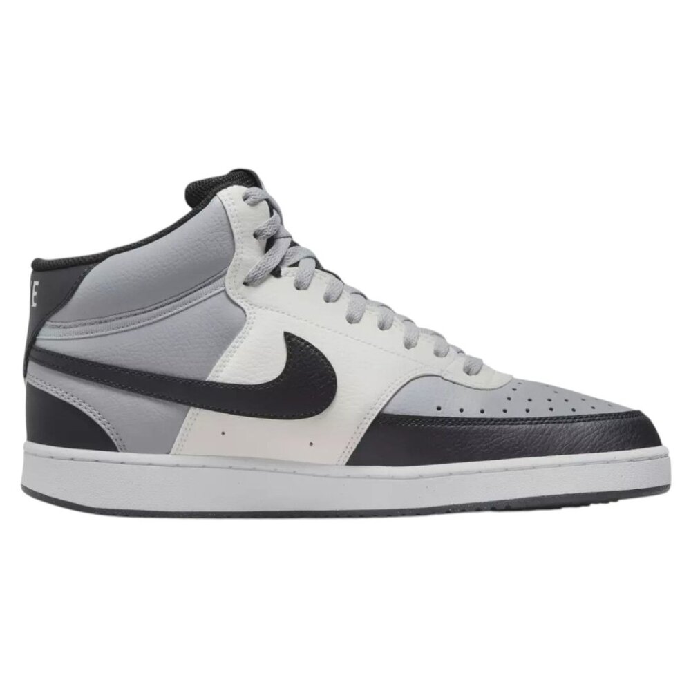 Nike Court Vision Mid Next Nature DN3577-002 Light Smoke/Black/Sail Mens Size 10 - Picture 1 of 10
